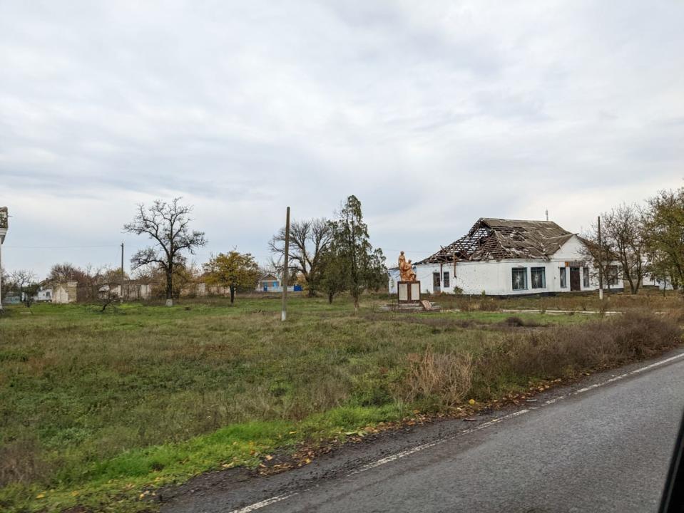 <div class="inline-image__caption"><p>A ruined store on the way to Dudchany, Ukraine, October 31, 2022.</p></div> <div class="inline-image__credit">Photos courtesy of Sam Skove</div>