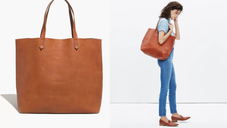 The Transport tote has accumulated more than 1,000 reviews from Madewell shoppers.