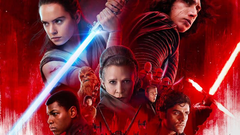 New poster art for Star Wars: The Last Jedi (credit: Disney)