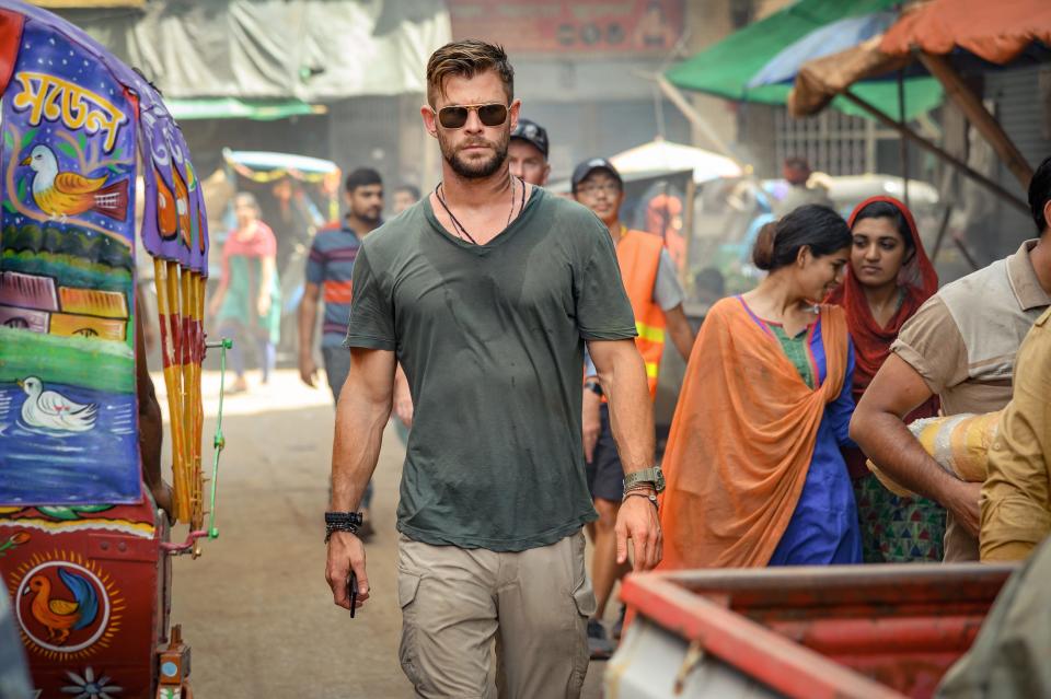 Chris Hemsworth stars as a black-market mercenary who's on a rescue mission and a path of redemption in the Netflix action movie "Extraction."