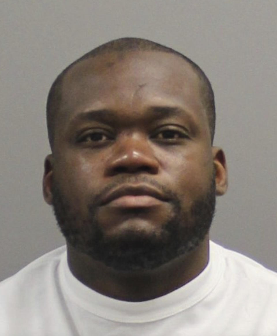 This undated booking photo provided by the Minnesota Department of Corrections shows Antonio Dupree Wright, of Minneapolis, who has been charged with three counts of murder and three counts of attempted murder in a weekend shooting that left three people dead and two wounded, according to a criminal complaint made public Friday, Sept. 9, 2022. (Minnesota Department of Corrections via AP)