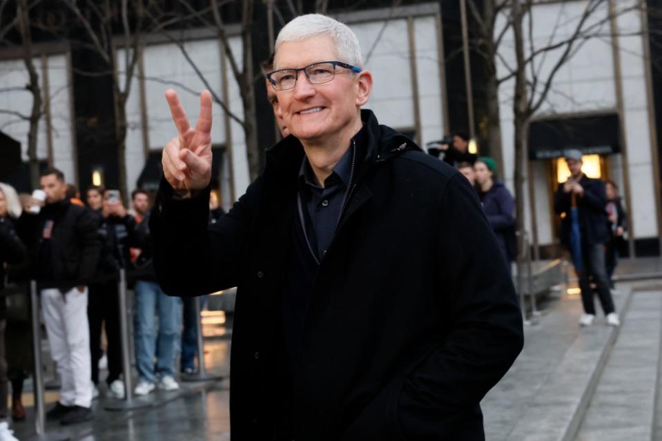 Apple chief Tim Cook said last year that layoffs at the firm would be a last resort during a time of slower hiring and cost cutting. Getty Images
