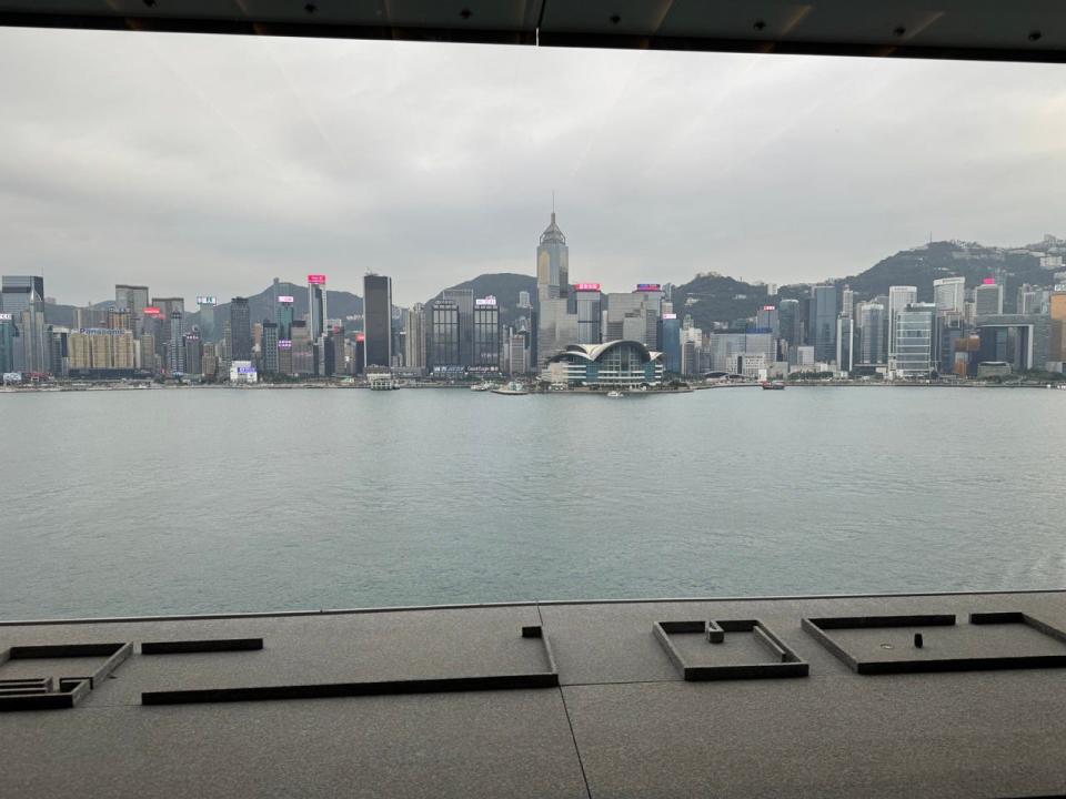 Victoria harbor in Hong Kong