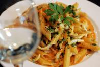 <p>This lovely Italian dish we eat today rose to popularity in 1980s from a New York restaurant called Joanna’s Restaurant, and the sauce blew up by 1983. Maybe the fact that it’s made with real vodka increased the appeal!</p>