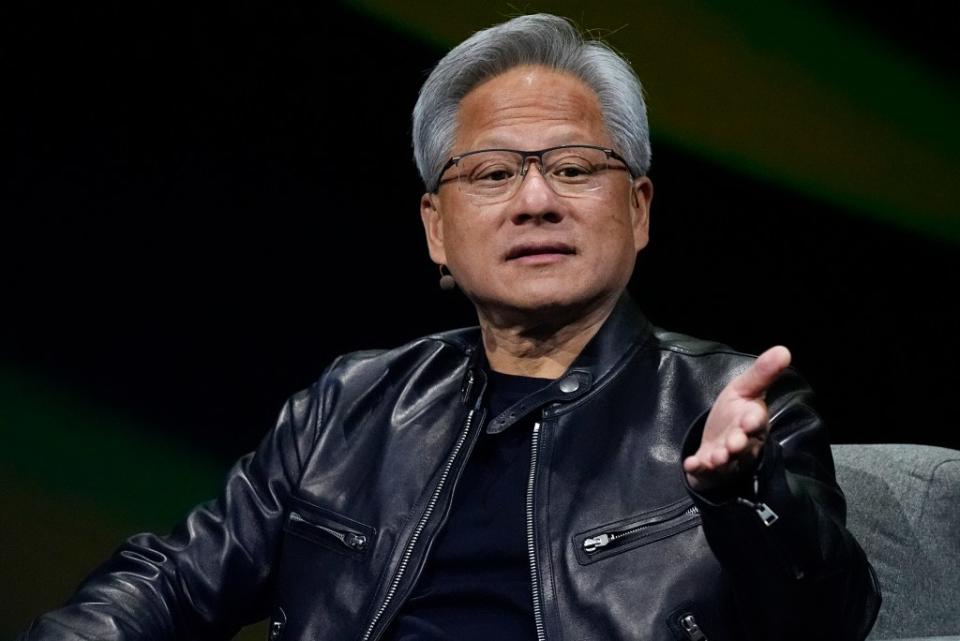 Nvidia co-founder and CEO Jensen Huang has steered the company during a period when its stock price has soared by more than 3,700%. AP