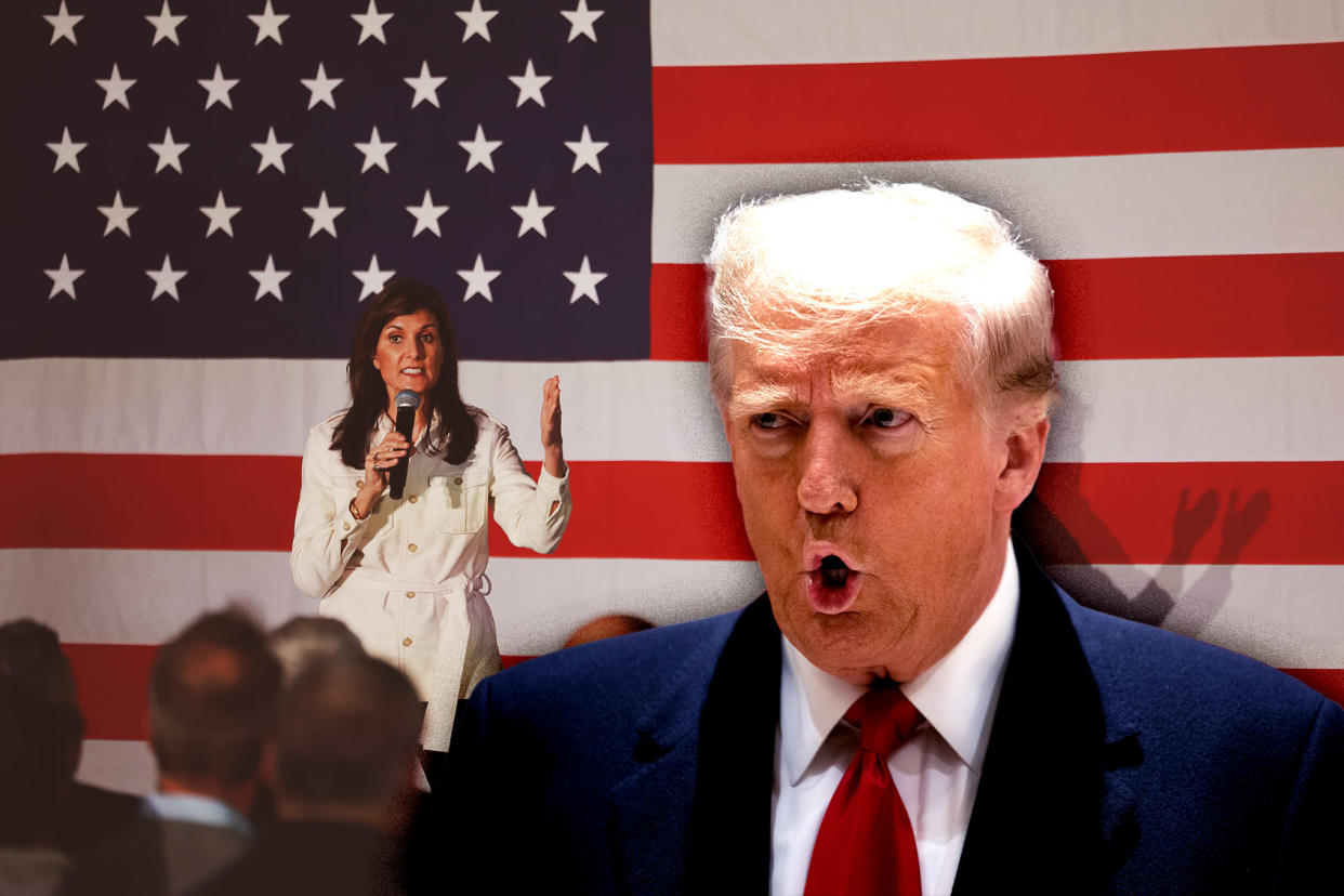 Nikki Haley; Donald Trump Photo illustration by Salon/Getty Images