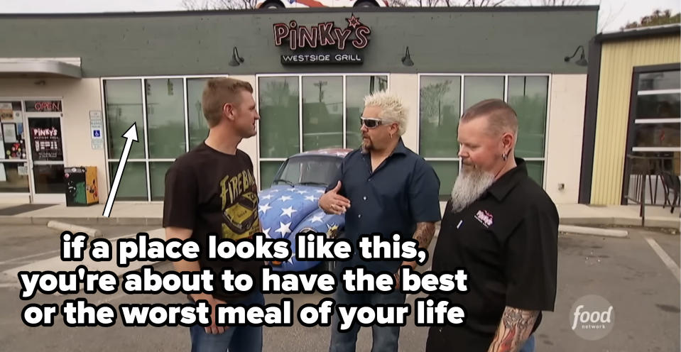 A scene from "Diners, Drive-ins and Dives"