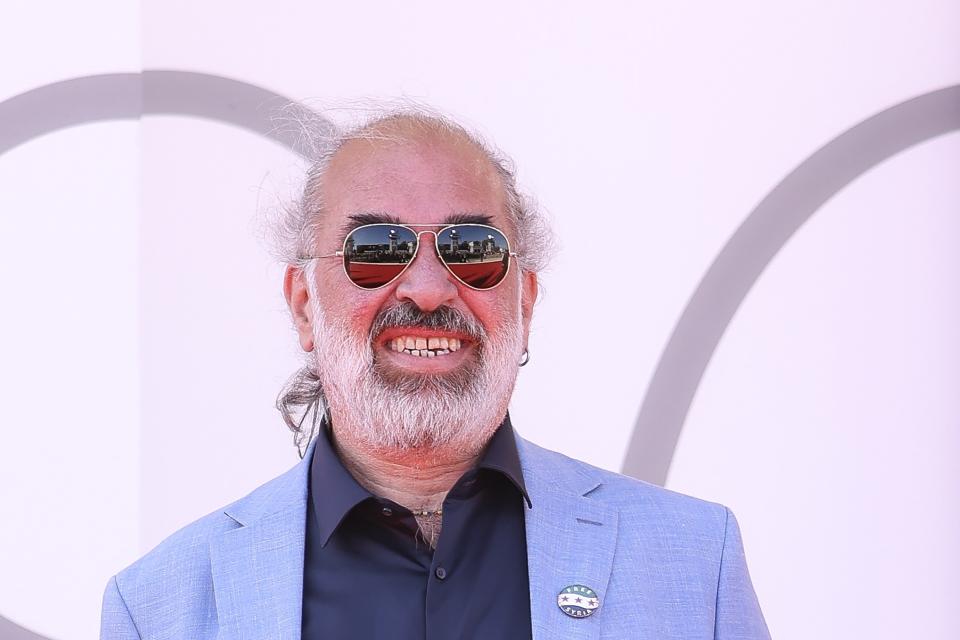 Mohamad Al Rashi poses for photographers upon arrival for the premiere of the film 'Green Border' during the 80th edition of the Venice Film Festival in Venice, Italy, on Tuesday, Sept. 5, 2023. (Photo by Vianney Le Caer/Invision/AP)