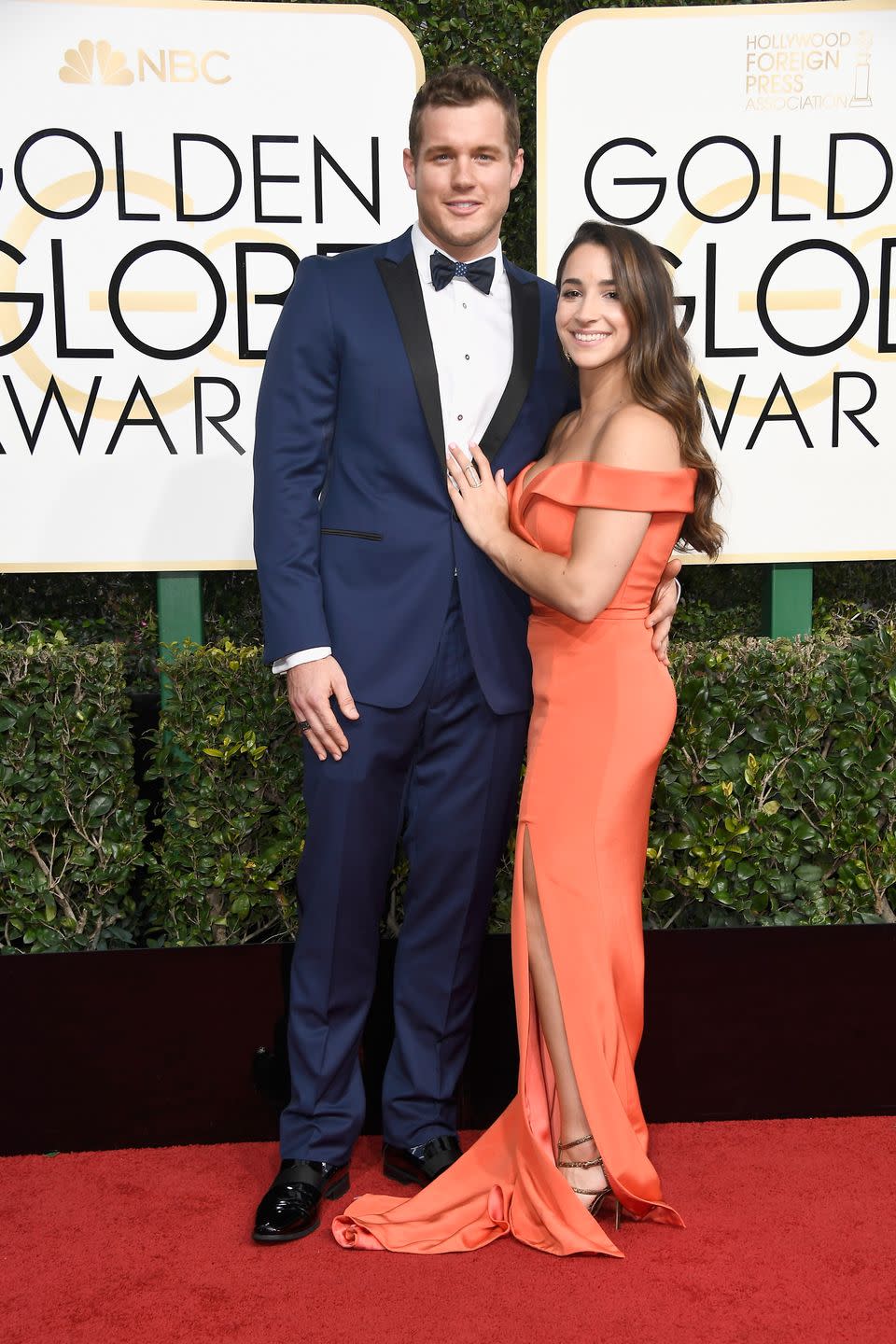 Colton Underwood and Aly Raisman