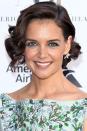 <p>Katie Holmes' metallic eye make-up doesn't look too heavy and is very wearable for summer because her black kohl eyeliner - try Marc Jacobs' <a rel="nofollow noopener" href="https://www.johnlewis.com/marc-jacobs-highliner-gel-eye-crayon/o-vert/p2907203" target="_blank" data-ylk="slk:Highliner in Overt;elm:context_link;itc:0;sec:content-canvas" class="link ">Highliner in Overt</a>, £20 - has been diffused with sparkly green eyeshadow, like Giorgio Armani's <a rel="nofollow noopener" href="https://www.feelunique.com/p/Giorgio-Armani-Eye-Tint-6-5ml?option=27113&gclid=CjwKCAjw_47YBRBxEiwAYuKdwxjSZDq30YWDrIi6KzK_PRwGHkVF0tTKPIWBCre-QJ6RPi67KemHOhoCwTsQAvD_BwE&gclsrc=aw.ds" target="_blank" data-ylk="slk:Eye Tint in Émeraude;elm:context_link;itc:0;sec:content-canvas" class="link ">Eye Tint in Émeraude</a>, £19.60. Then, paired with a nude pink lipstick, such as Charlotte Tilbury's <a rel="nofollow noopener" href="http://www.charlottetilbury.com/uk/k-i-s-s-i-n-g-bitch-perfect.html" target="_blank" data-ylk="slk:Kissing Lipstick in Bitch Please;elm:context_link;itc:0;sec:content-canvas" class="link ">Kissing Lipstick in Bitch Please</a>, £24. </p>