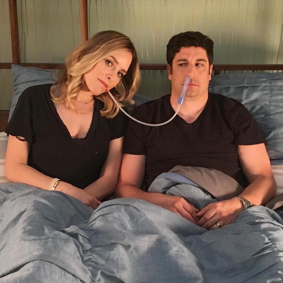 Jenny Mollen and Jason Biggs