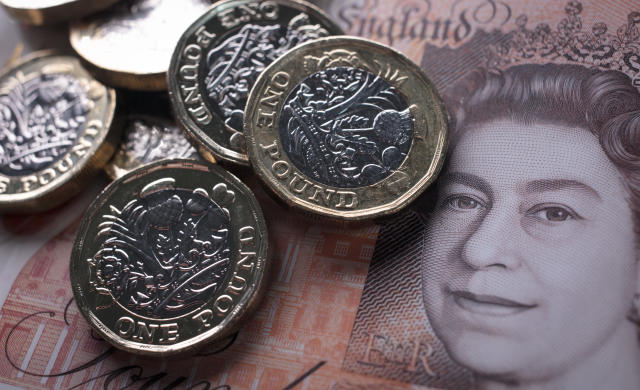 The pound rose on the back of the energy bills plans. Photo: Matt Cardy/Getty Images