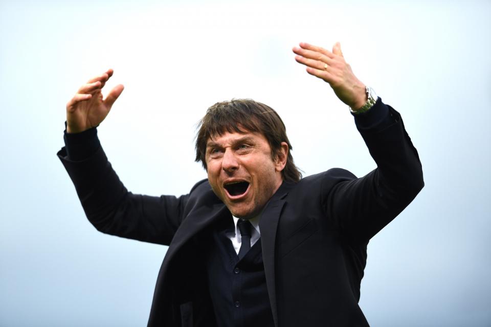 Chelsea manager Antonio Conte is a frustrated figure