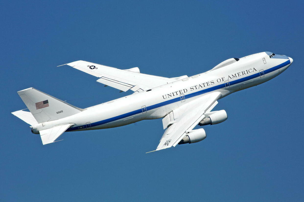 Un vénérable E-4B de l'US Air Force, dérivé du Boeing 747-200.  - Credit:Stefano Benedetto via Flickr / Licence libre CC by-nc 2.0