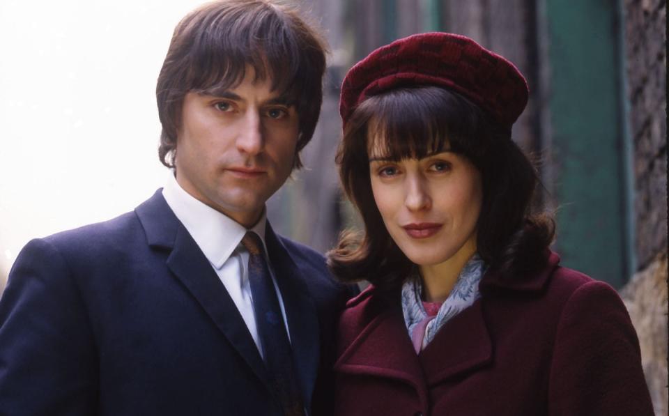 Mark Strong and Gina McKee - BBC PHOTO ARCHIVE