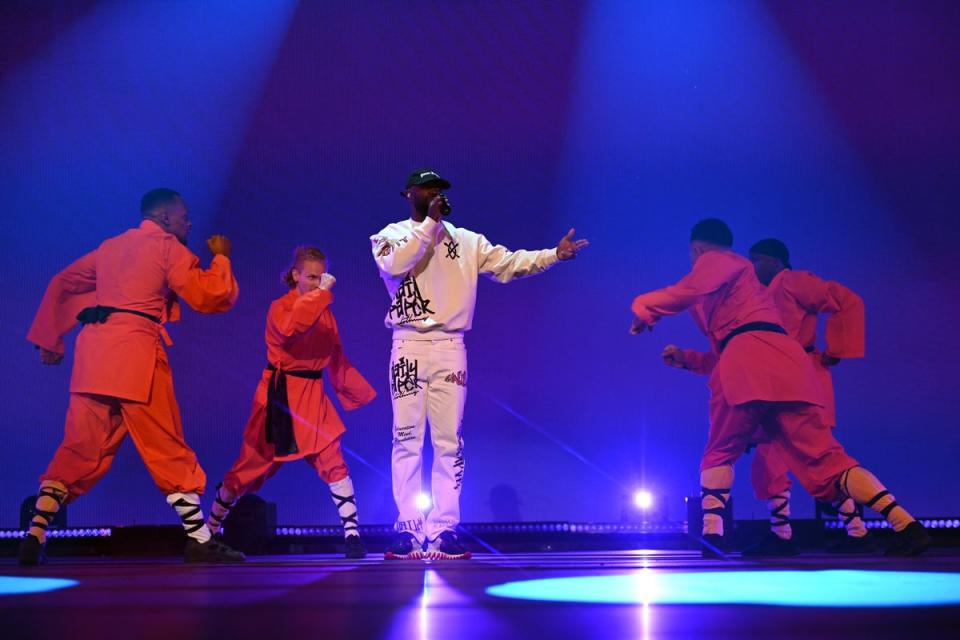 Ghetts at the MOBO Awards 2021 (Getty Images)