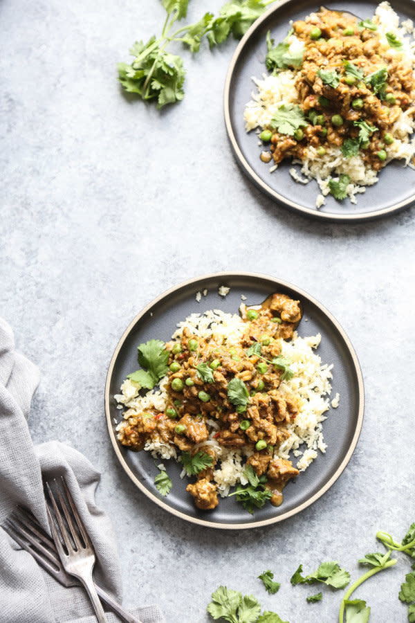 <strong>Get the <a href="https://feedmephoebe.com/slow-cooker-indian-chicken-kheema-recipe/" target="_blank">Slow Cooker Indian Chicken Kheema with Peas recipe</a>&nbsp;from Feed Me Phoebe</strong>