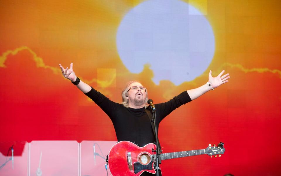 Stayin' Alive: Barry Gibb brings the disco to Glastonbury