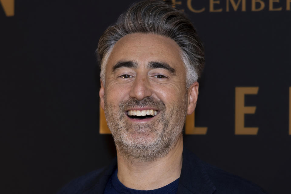 William Oldroyd poses for photographers upon arrival at the screening of the film 'Eileen' in London Monday, Nov. 13, 2021. (Photo by Vianney Le Caer/Invision/AP)