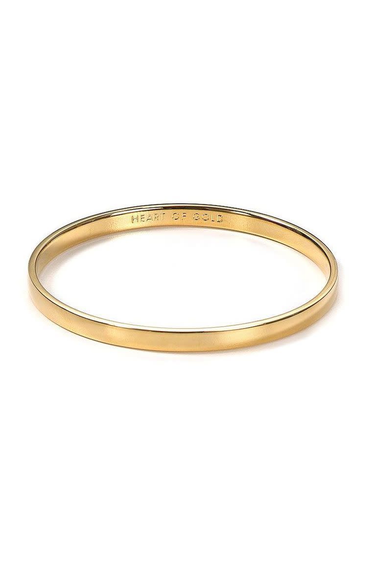 22) Heart of Gold Bangle