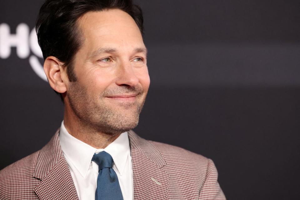 Paul Rudd poses at a premiere for the film Ant-Man and the Wasp: Quantumania (Mario Anzuoni / Reuters)