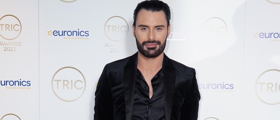 Rylan arriving for the TRIC Awards 2022.