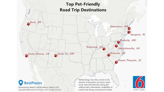 what state is the most dog friendly