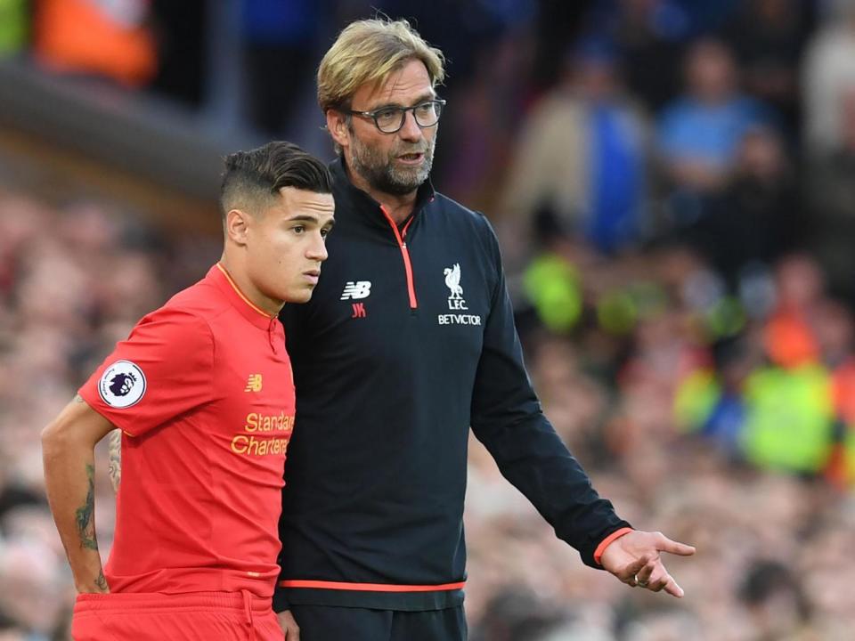 Klopp is ready to bring Coutinho back into the mix at Liverpool (Getty)