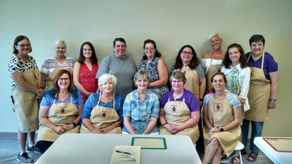 Cary resident Ann Bailey’s first gingerbread workshop in 2018. The workshop has since evolved to include dozens of attendees, some of whom travel from across the country, though many are local to the Triangle. Bailey is a four-time grand prize winner at the national contest in Asheville and has received 10 top-10 awards for her creations.