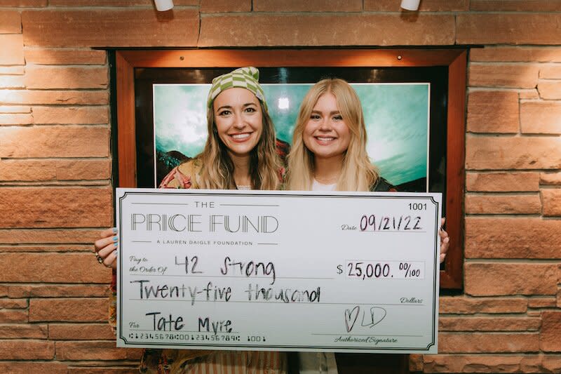 Lauren Daigle Donates $50k to 42 Strong and Colorado's Healing Fund photo credit Ashley Wright