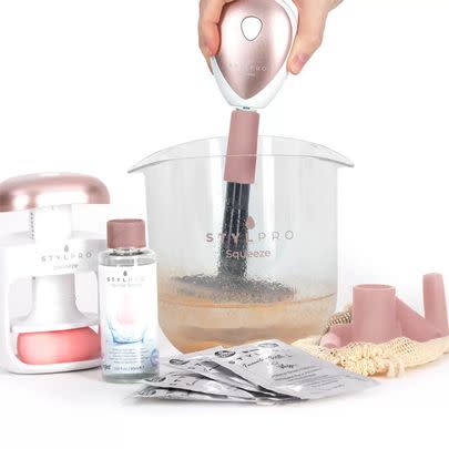 There's £19.99 off this StylPro makeup brush and beauty sponge cleaner