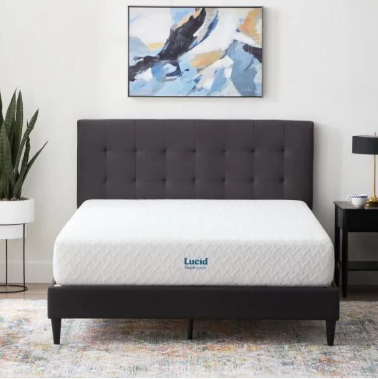 Lucid Comfort Collection Gel Memory Foam Tight Top Queen Mattress