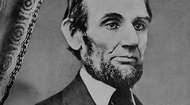 Abraham Lincoln is seen in an undated image. Source: AAP