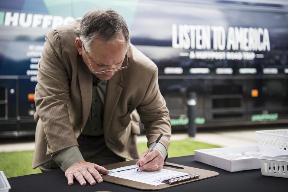 John P. Gardner signs up to be interviewed.