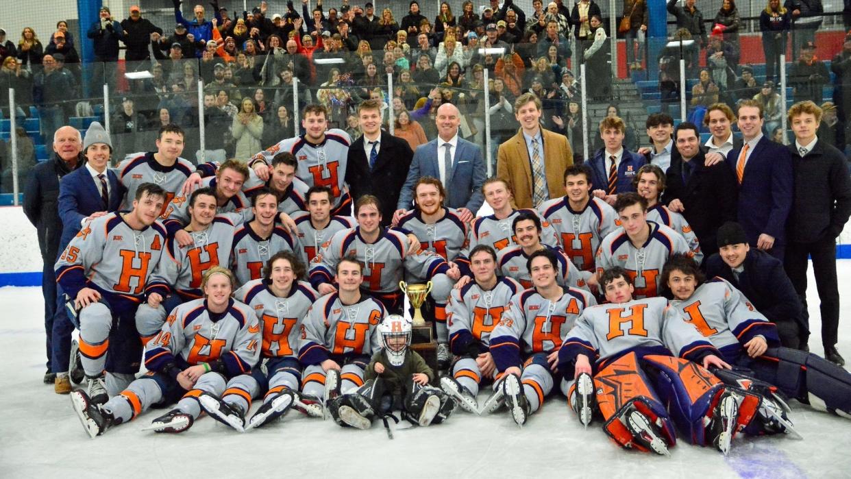 The Hope College hockey team won the Michigan Vezina Cup.