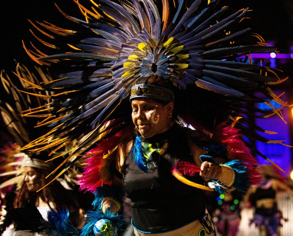 Participants take part in the 2024 Edison Festival of Light Grand Parade in downtown Fort Myers on Saturday, Feb. 17, 2024.