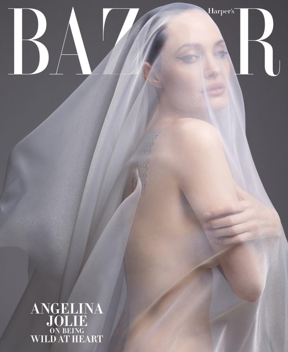 Angelina Jolie is in the December/January issue of Harper's Bazaar. (Photo: SØLVE SUNDSBØ/Harper's Bazaar)