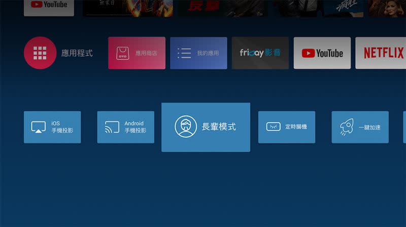 搭載「一鍵長輩模式」。（圖／品牌提供）
