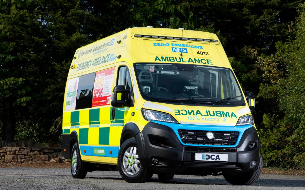 The measures will include making the ambulance fleet zero emissions -  PA
