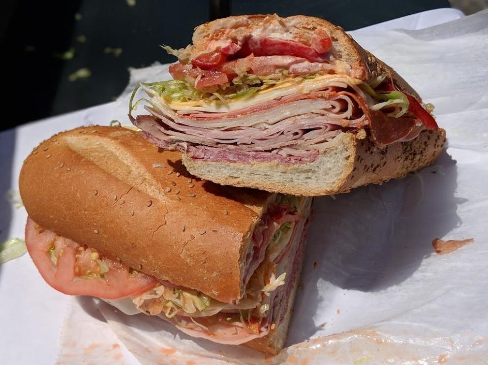 "The Bomb" sandwich from Sal, Kris and Charlie's in Astoria