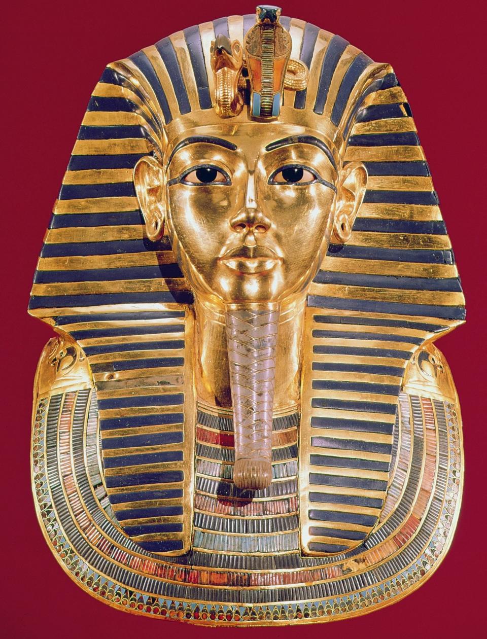 Enduring: bands of lapis lazuli were used on Tutankhamun’s death-mask - Art Images via Getty Images