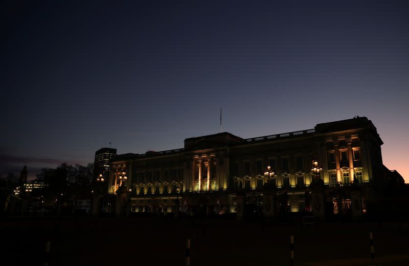 A general view of Buckingham Palace in London