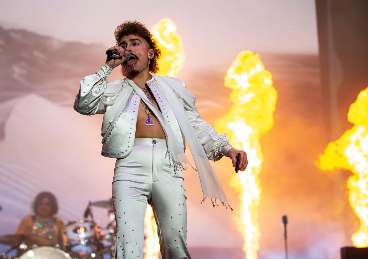 Greta Van Fleet, shown performing in Asbury Park, New Jersey, in September, will headline Fiserv Forum in May.