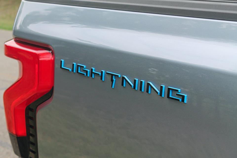 The Ford F-150 Lightning.