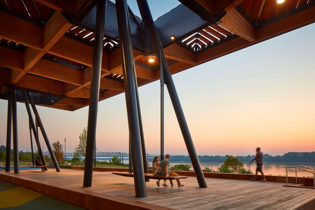 The Sunset Canopy at Tom Lee Park, in Memphis