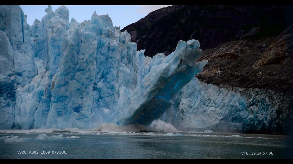 “Extreme Weather,” a film that will get you closer than you’ve ever been to collapsing glaciers, out-of-control wildfires and tornado-whipped debris, is recommended for ages 7 and up.