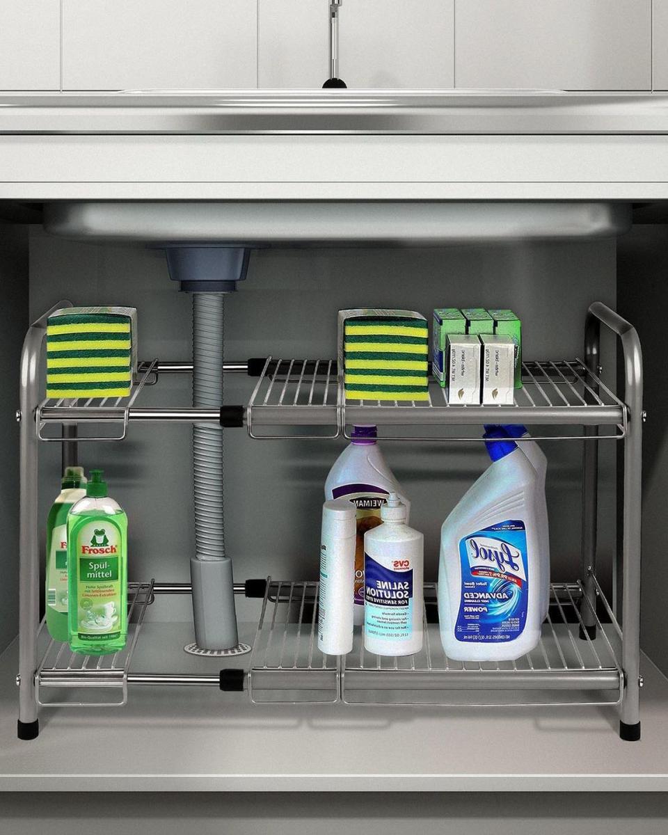 Expandable Cabinet Storage Rack