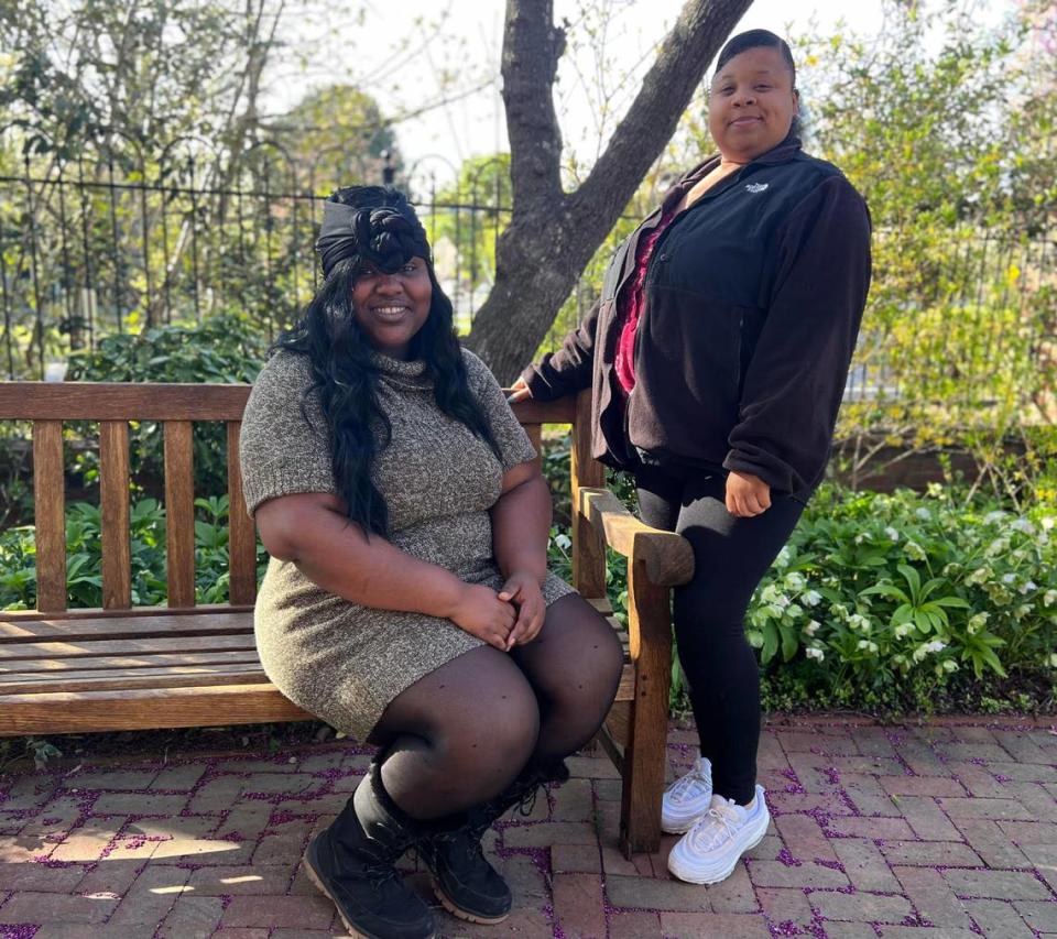 Mia Murphy and Ntianu Nwakuche are youth advisors behind Hope Village at Method, a new 10-unit apartment building under development at 601 Method Rd in west Raleigh.