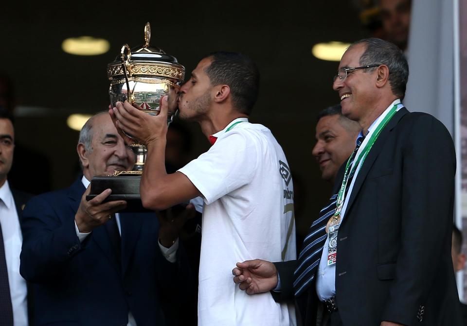 Entrega de trofeo de la Copa de Argelia 2017 / Foto: Getty Images