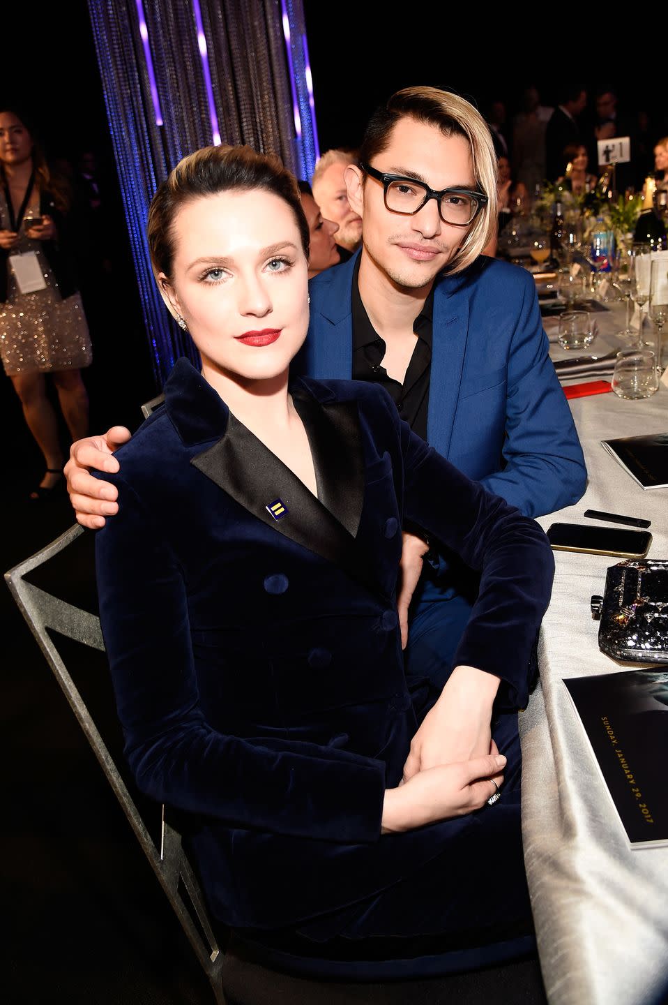 Evan Rachel Wood and Zach Villa